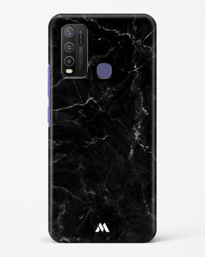 Marquina Black Marble Hard Case Phone Cover-(Vivo)