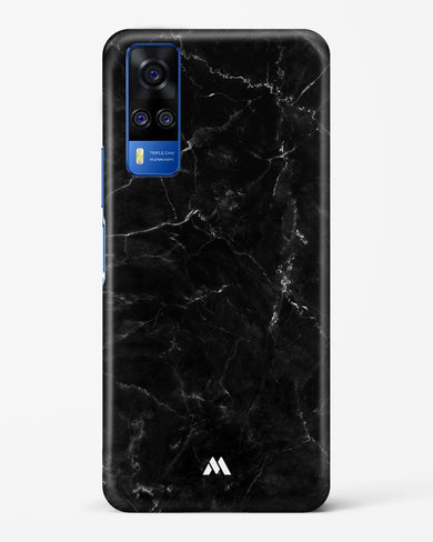 Marquina Black Marble Hard Case Phone Cover-(Vivo)