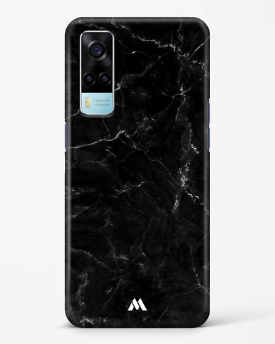 Marquina Black Marble Hard Case Phone Cover (Vivo)