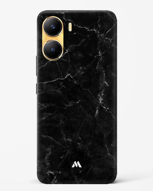 Marquina Black Marble Hard Case Phone Cover-(Vivo)