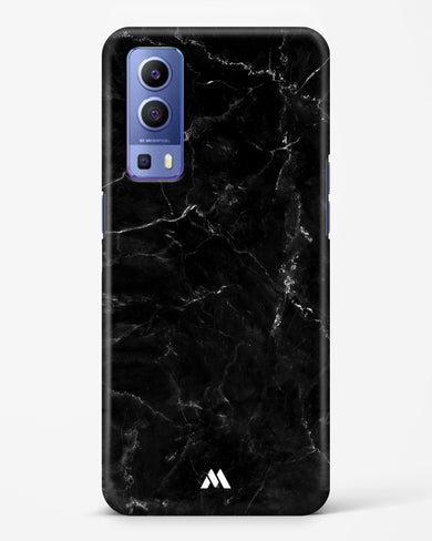 Marquina Black Marble Hard Case Phone Cover (Vivo)