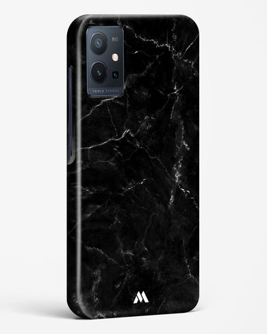 Marquina Black Marble Hard Case Phone Cover-(Vivo)