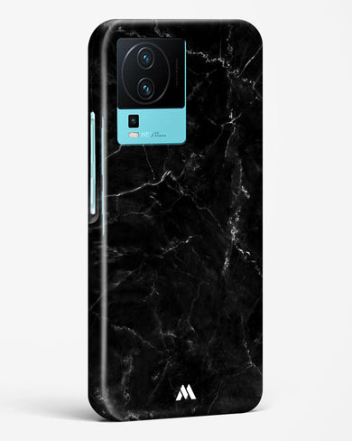 Marquina Black Marble Hard Case Phone Cover-(Vivo)