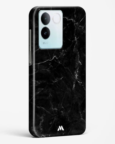 Marquina Black Marble Hard Case Phone Cover (Vivo)