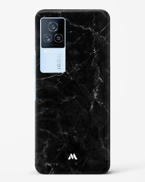 Marquina Black Marble Hard Case Phone Cover-(Vivo)