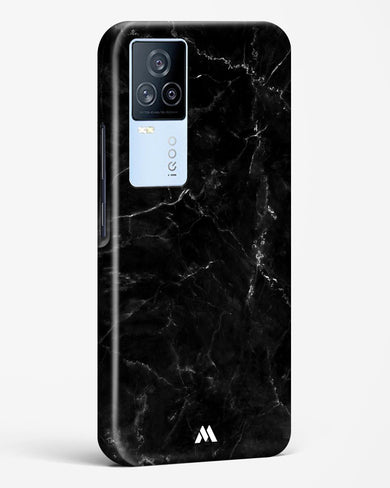 Marquina Black Marble Hard Case Phone Cover-(Vivo)