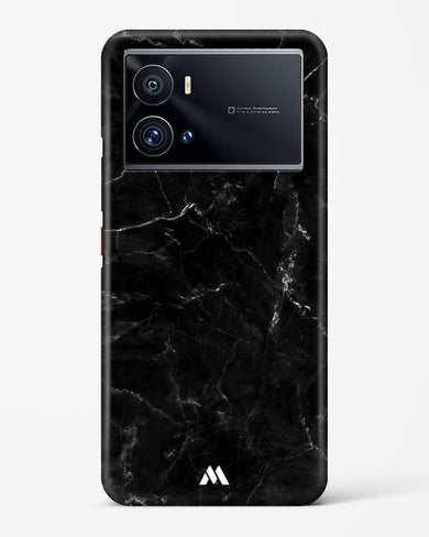 Marquina Black Marble Hard Case Phone Cover-(Vivo)