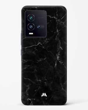 Marquina Black Marble Hard Case Phone Cover-(Vivo)