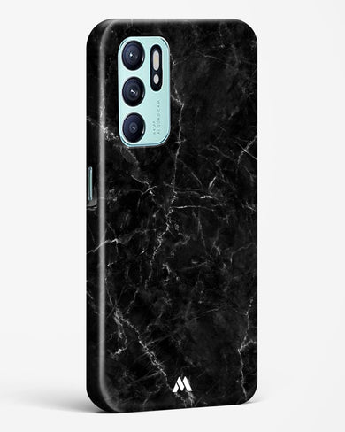 Portoro Black Marble Hard Case Phone Cover-(Oppo)