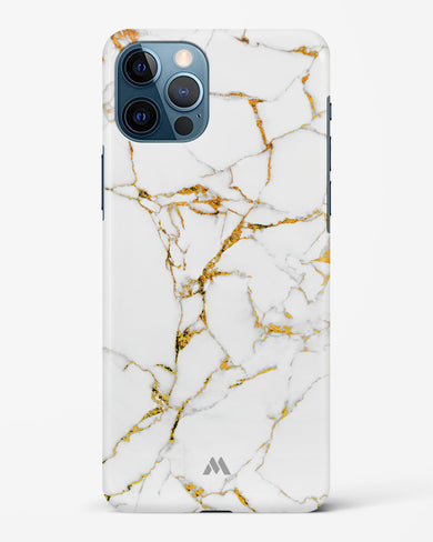 Calacatta White Marble Hard Case Phone Cover (Apple)