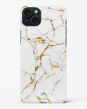 Calacatta White Marble Hard Case Phone Cover (Apple)