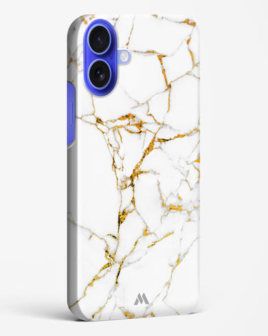 Calacatta White Marble Hard Case Phone Cover (Apple)
