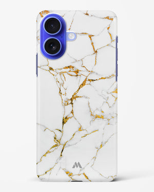 Calacatta White Marble Hard Case Phone Cover (Apple)