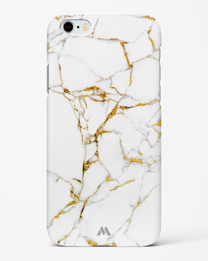 Calacatta White Marble Hard Case Phone Cover (Apple)