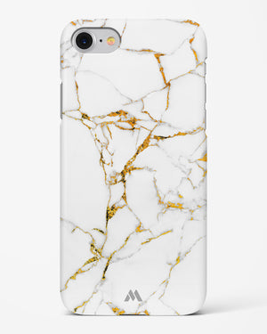 Calacatta White Marble Hard Case Phone Cover (Apple)