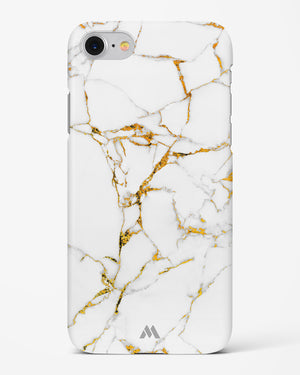 Calacatta White Marble Hard Case Phone Cover (Apple)