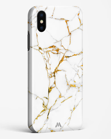 Calacatta White Marble Hard Case Phone Cover (Apple)