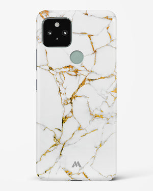 Calacatta White Marble Hard Case Phone Cover-(Google)