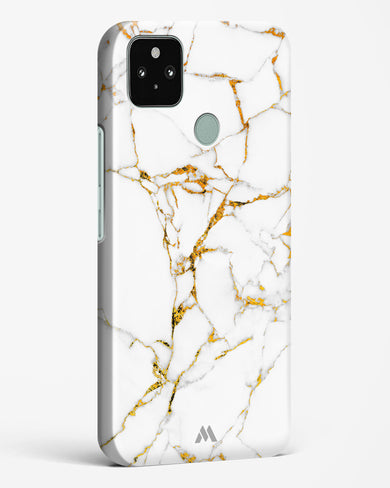 Calacatta White Marble Hard Case Phone Cover-(Google)