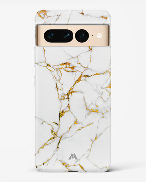 Calacatta White Marble Hard Case Phone Cover-(Google)