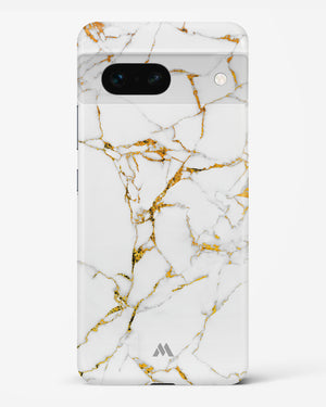 Calacatta White Marble Hard Case Phone Cover-(Google)