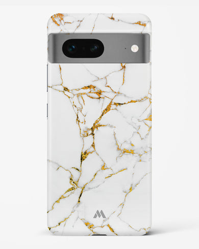 Calacatta White Marble Hard Case Phone Cover-(Google)