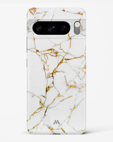 Calacatta White Marble Hard Case Phone Cover-(Google)