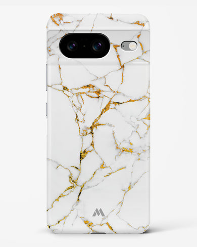 Calacatta White Marble Hard Case Phone Cover-(Google)