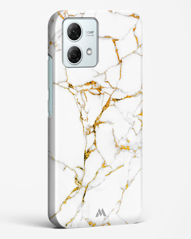 Calacatta White Marble Hard Case Phone Cover (Motorola)
