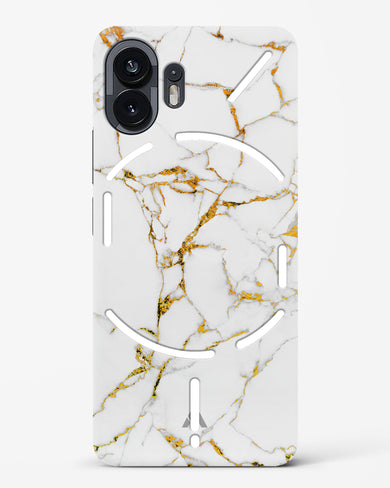 Calacatta White Marble Hard Case Phone Cover (Nothing)