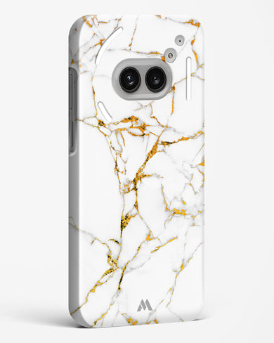 Calacatta White Marble Hard Case Phone Cover (Nothing)
