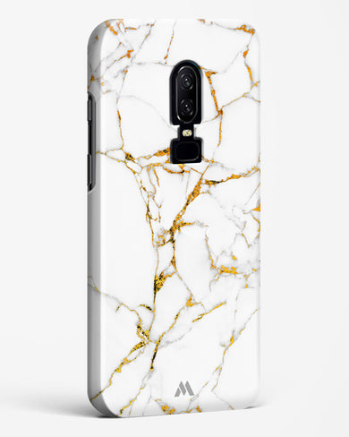 Calacatta White Marble Hard Case Phone Cover (OnePlus)