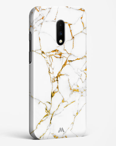 Calacatta White Marble Hard Case Phone Cover-(OnePlus)