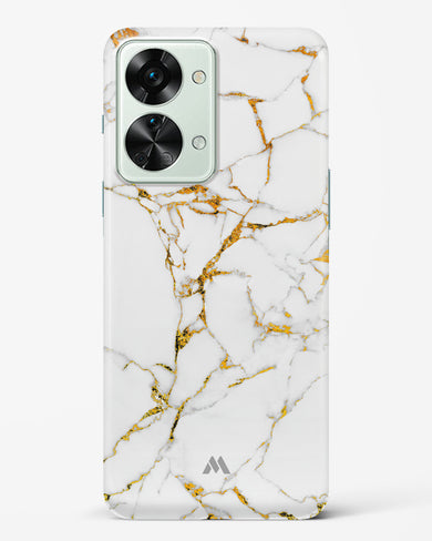 Calacatta White Marble Hard Case Phone Cover-(OnePlus)