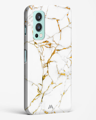 Calacatta White Marble Hard Case Phone Cover-(OnePlus)