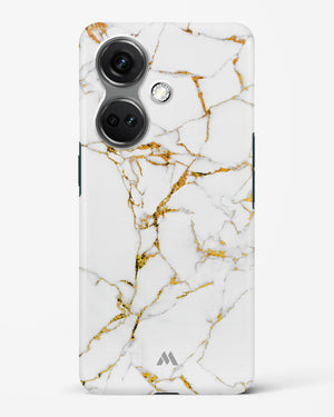 Calacatta White Marble Hard Case Phone Cover-(OnePlus)