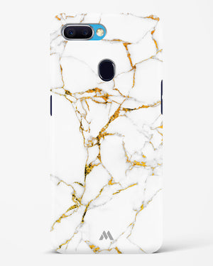 Calacatta White Marble Hard Case Phone Cover-(Oppo)