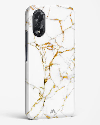 Calacatta White Marble Hard Case Phone Cover-(Oppo)