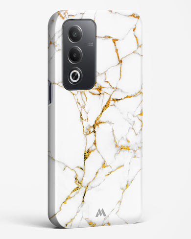 Calacatta White Marble Hard Case Phone Cover (Oppo)