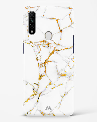 Calacatta White Marble Hard Case Phone Cover (Oppo)