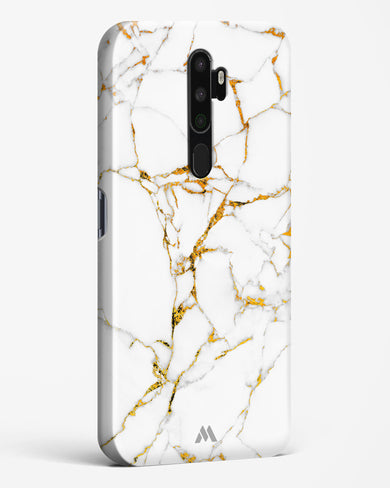 Calacatta White Marble Hard Case Phone Cover (Oppo)