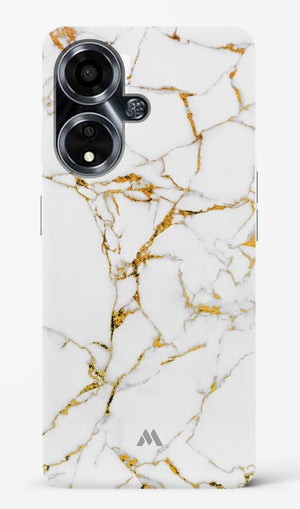 Calacatta White Marble Hard Case Phone Cover (Oppo)