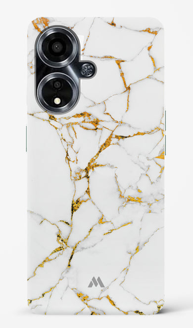 Calacatta White Marble Hard Case Phone Cover (Oppo)