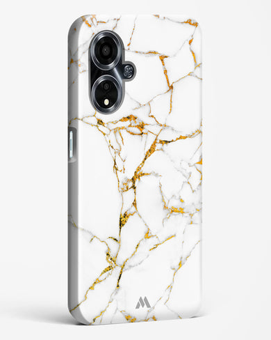 Calacatta White Marble Hard Case Phone Cover (Oppo)