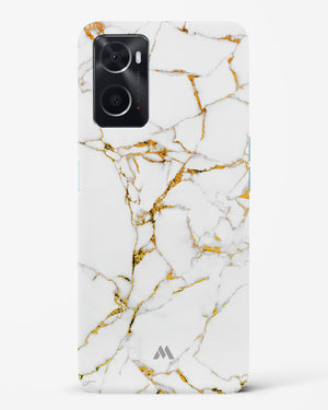 Calacatta White Marble Hard Case Phone Cover-(Oppo)