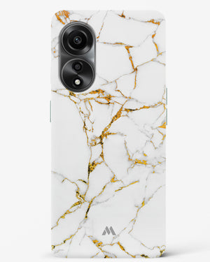 Calacatta White Marble Hard Case Phone Cover (Oppo)