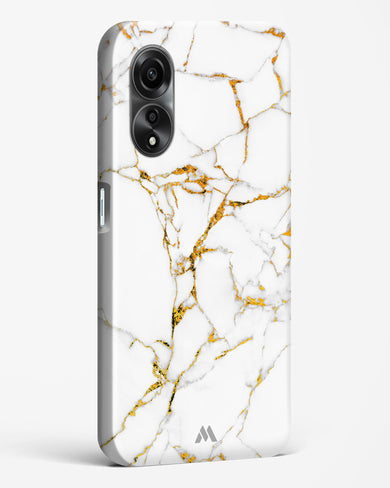 Calacatta White Marble Hard Case Phone Cover (Oppo)