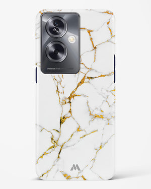Calacatta White Marble Hard Case Phone Cover (Oppo)
