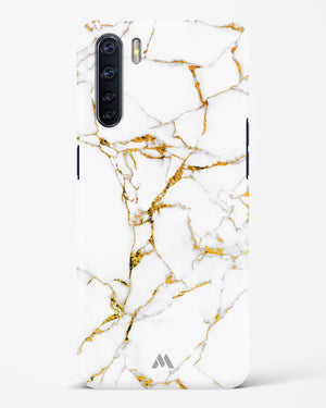 Calacatta White Marble Hard Case Phone Cover-(Oppo)