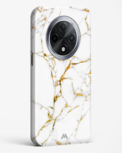 Calacatta White Marble Hard Case Phone Cover (Oppo)